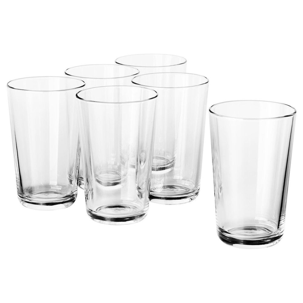 IKEA 365+ Стакан, прозрачное стекло, 45 мл