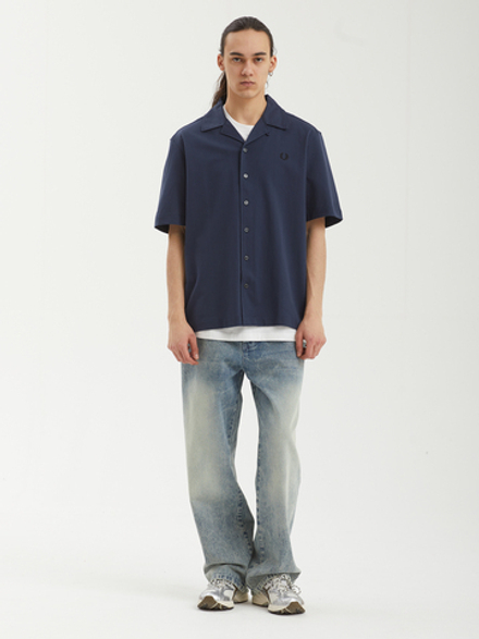 Мужская Рубашка Compress Mesh Revere Collar