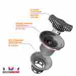 Клапан для водных аттракционов (бассейнов, аквапарков)