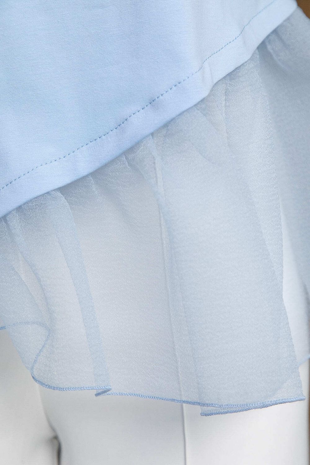 Блуза Нежный взгляд (голубая) Б13298-7М LT Collection