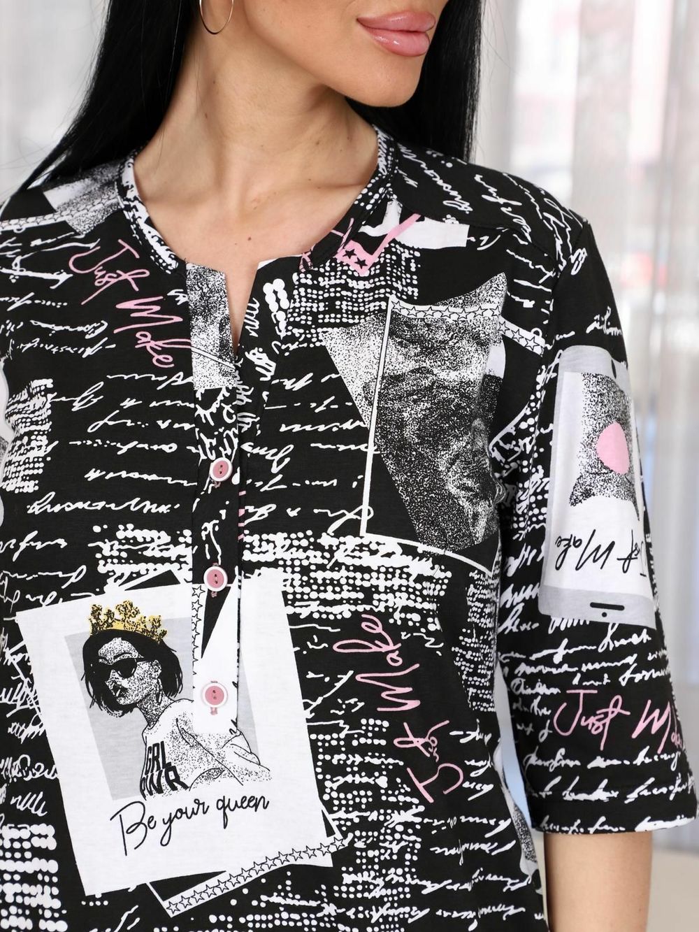 Айдан - туника черный Iv-capriz (Акция)