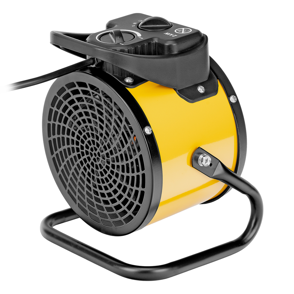 Тепловая пушка, керамический нагреватель (тепловентилятор) DHC 2-100, 230 В, 0.025/1/2 кВт Denzel