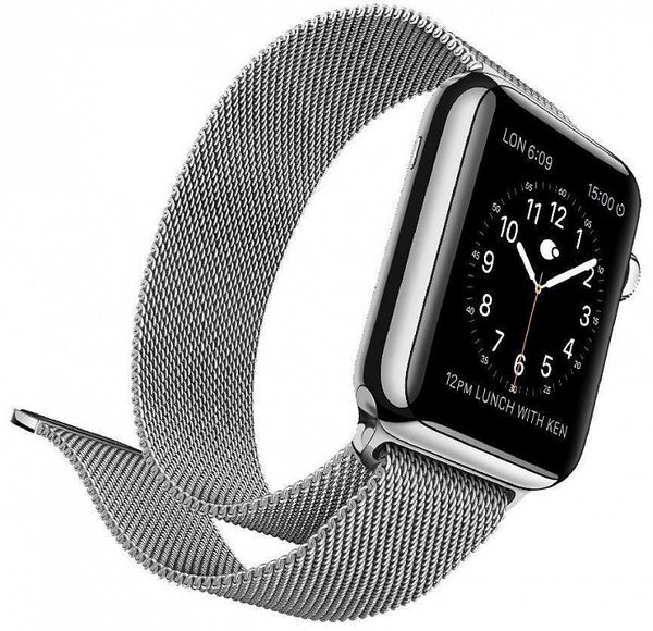 Ремешок из нержавеющей стали COTEetCI W6 MAGNET Band (WH5203-TS) для Apple Watch 44мм/ 42мм Серебристый