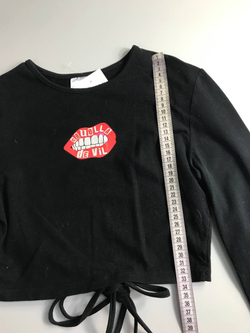 Футболка Твое с длинным рукавом укороченная, маркировка М, 46 размер