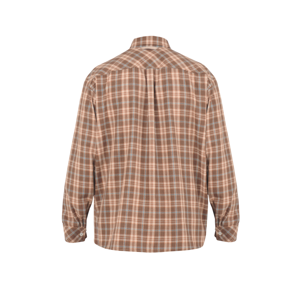 Рубашка Called a Garment Human Flannel "Brown"