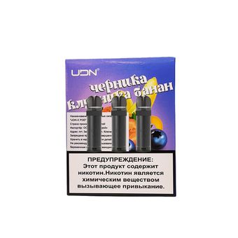 Картридж UDN-X Черника Клубника Банан - Blueberry Strawberry Banana