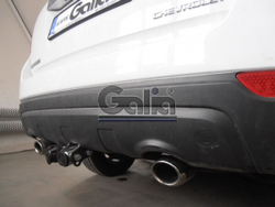 Фаркоп оцинкованный Galia C060C для Chevrolet Captiva 2006-2013, 2013-2018, Opel Antara 2006-2013, 2013-2017(паспорт и сертификат в комплекте)(без электрики)