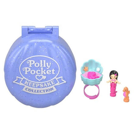 Polly Pocket - Компактный набор МУШЕЛЬ с кольцом JFC12