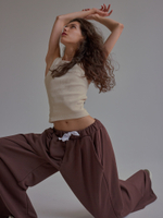 Baggy Trousers LOGO French Roast