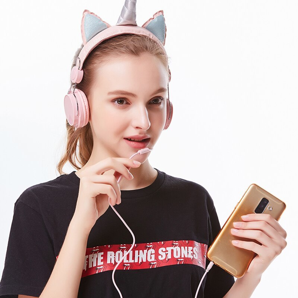 Наушники проводные "Единорог" KR-6900