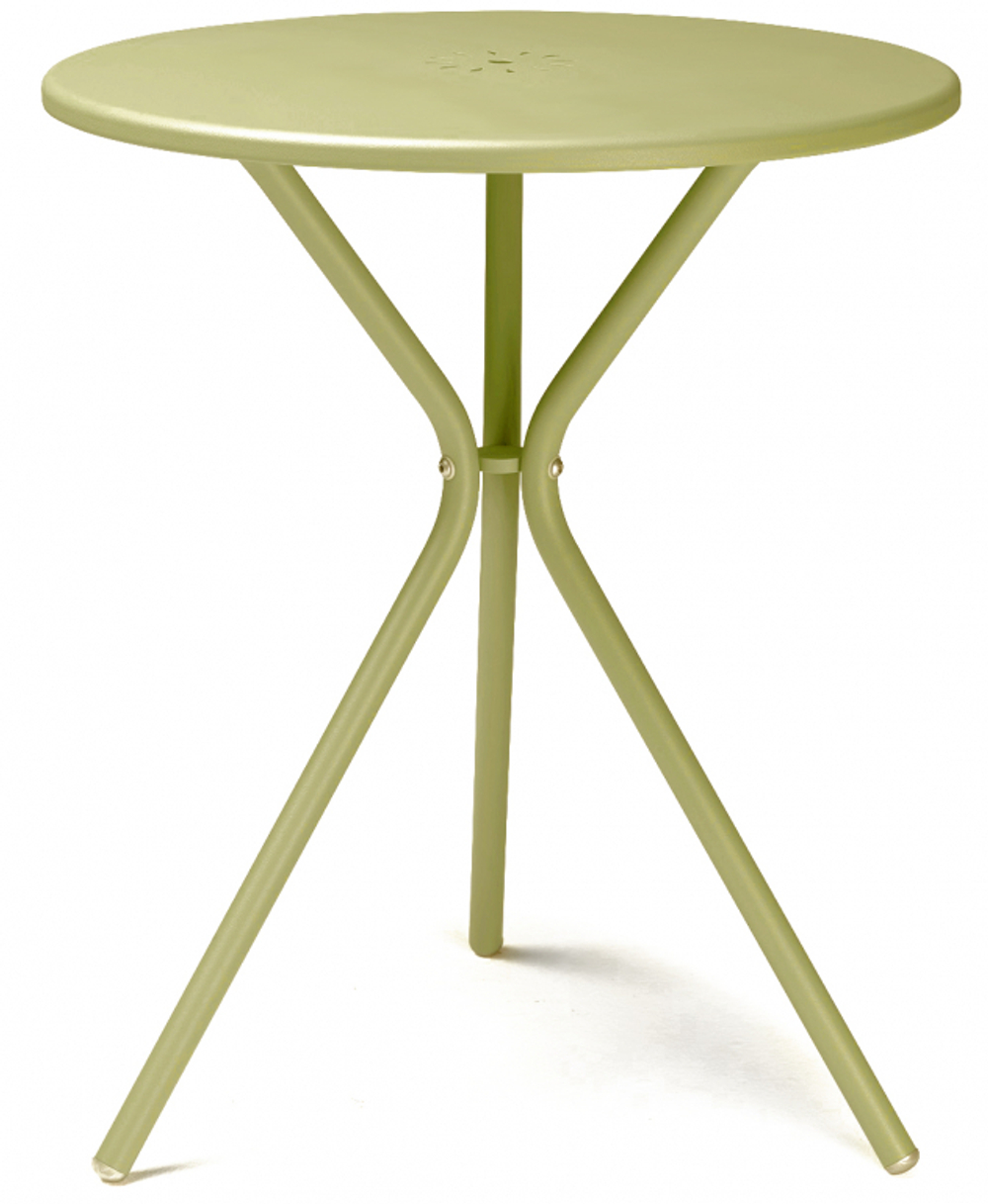 Стол металлический обеденный Scab Design Leo, зеленый ивовый
