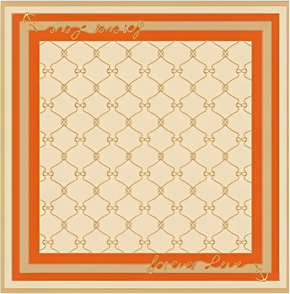 Платок двойной печати 88x88 см AV-HA33902