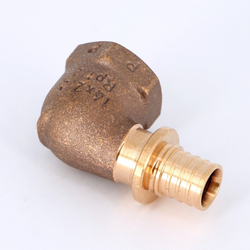 Угол надвижной В бронза Rehau ( муфта Рехау) 16х1/2' RX+