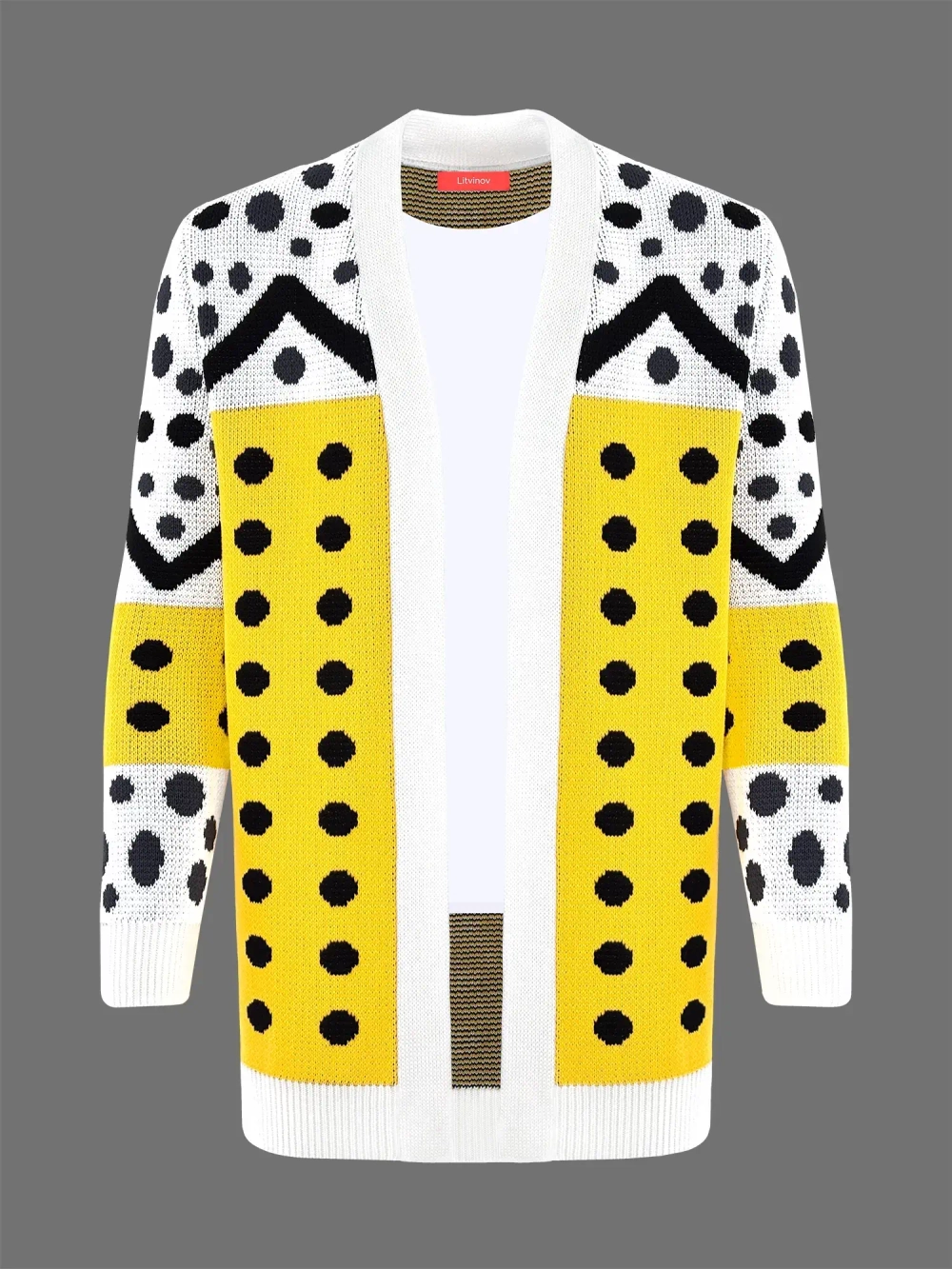 Кардиган с планкой