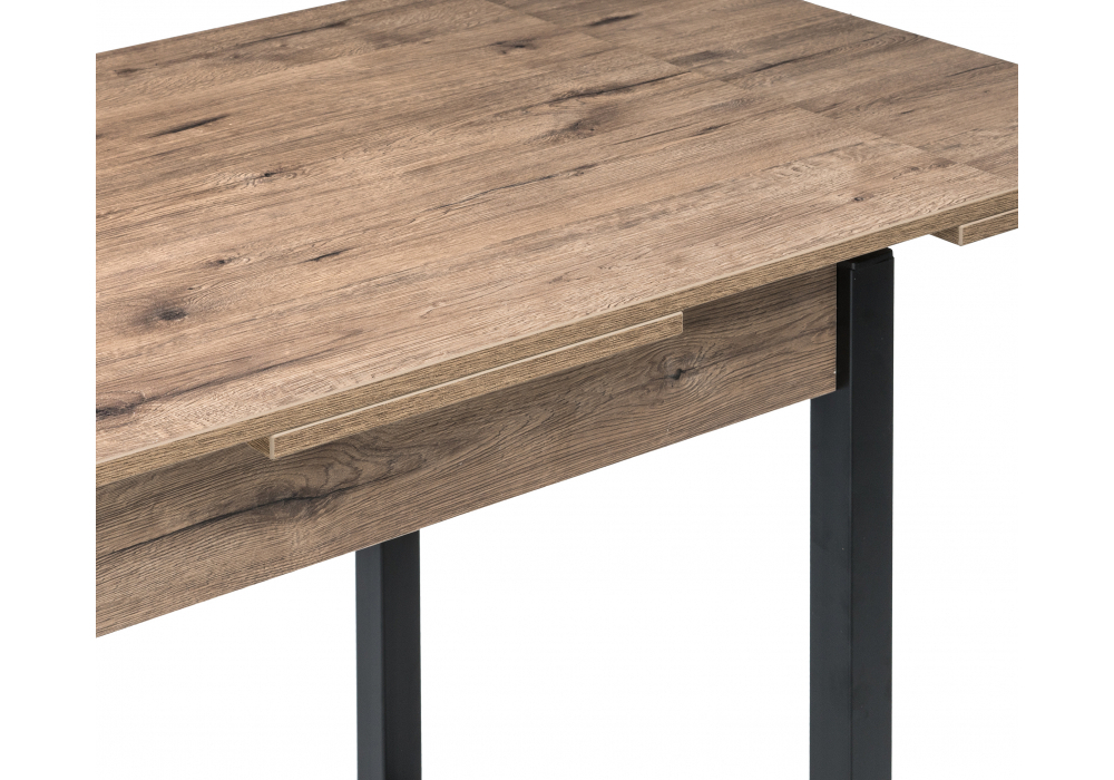 Стол деревянный Woodville Форли дуб велингтон, черный матовый