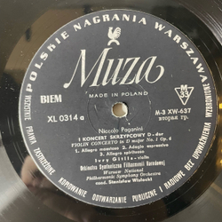 Винтажная виниловая пластинка LP Paganini Паганини, Ivry Gitlis, Warsaw Philharmonic Orchestra, Stanis aw Wis ocki, Violin Concertos No. 1 And No. 2 (Польша 1968)