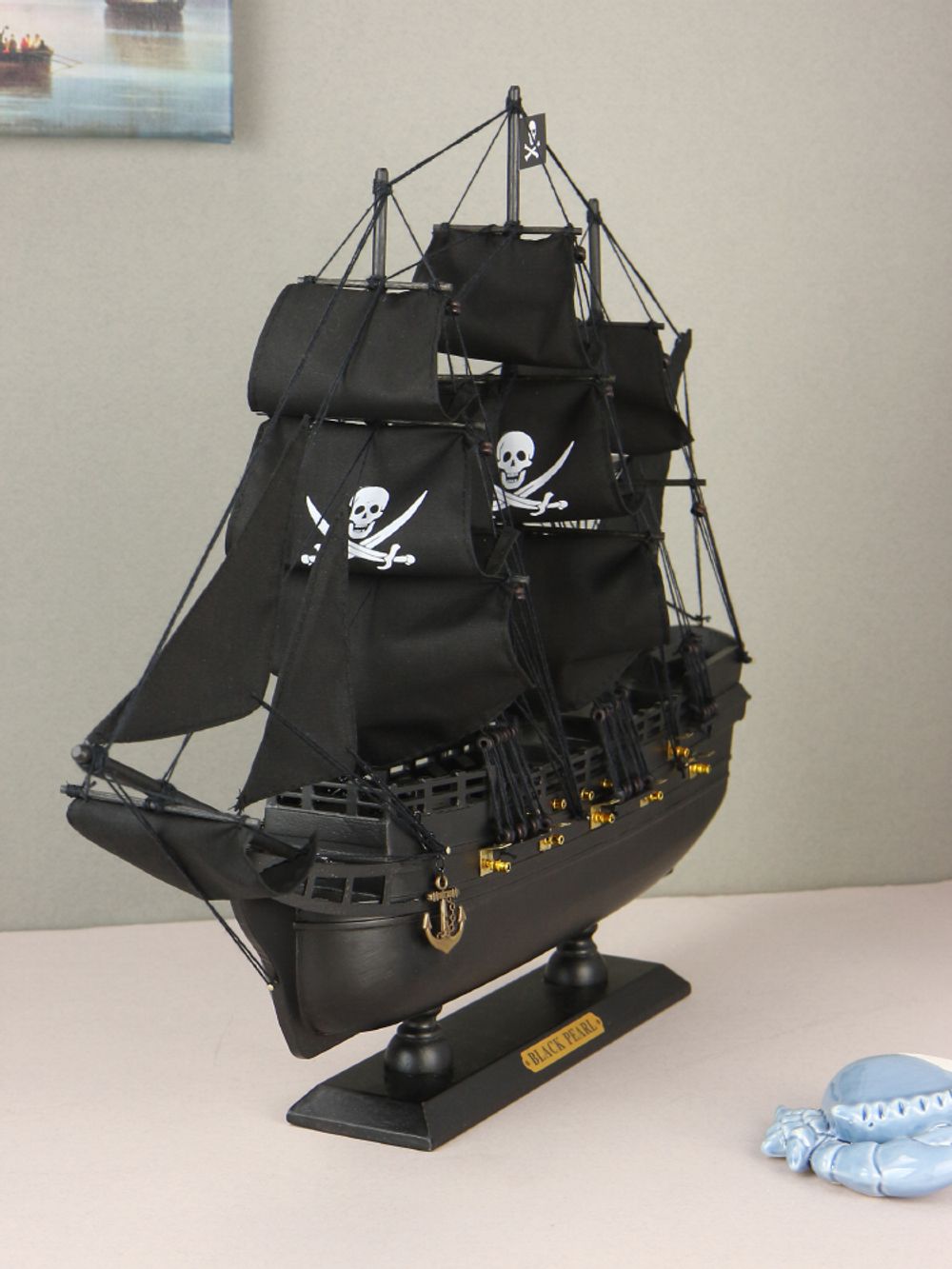 Meteor Lights Модель парусника Черная Жемчужина