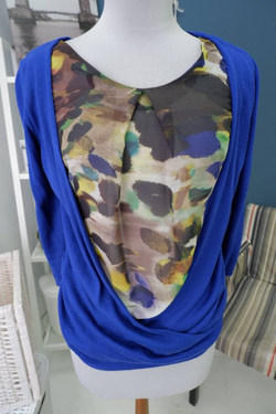 Блуза Per Una комбинированная 46-48 размер