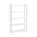 Стеллаж «Валенсия 35», цвет белый, 87,5*30*155,5см