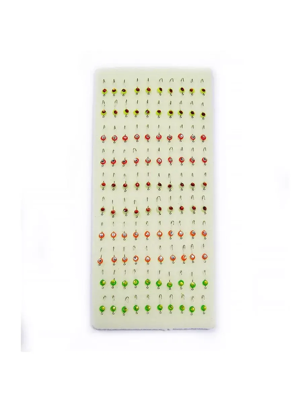 Мормышка фосфорная № 1-"Swarovski", №12, № 4, 100 шт