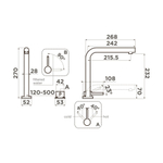 Смеситель Omoikiri Nara 2 Plus-BN