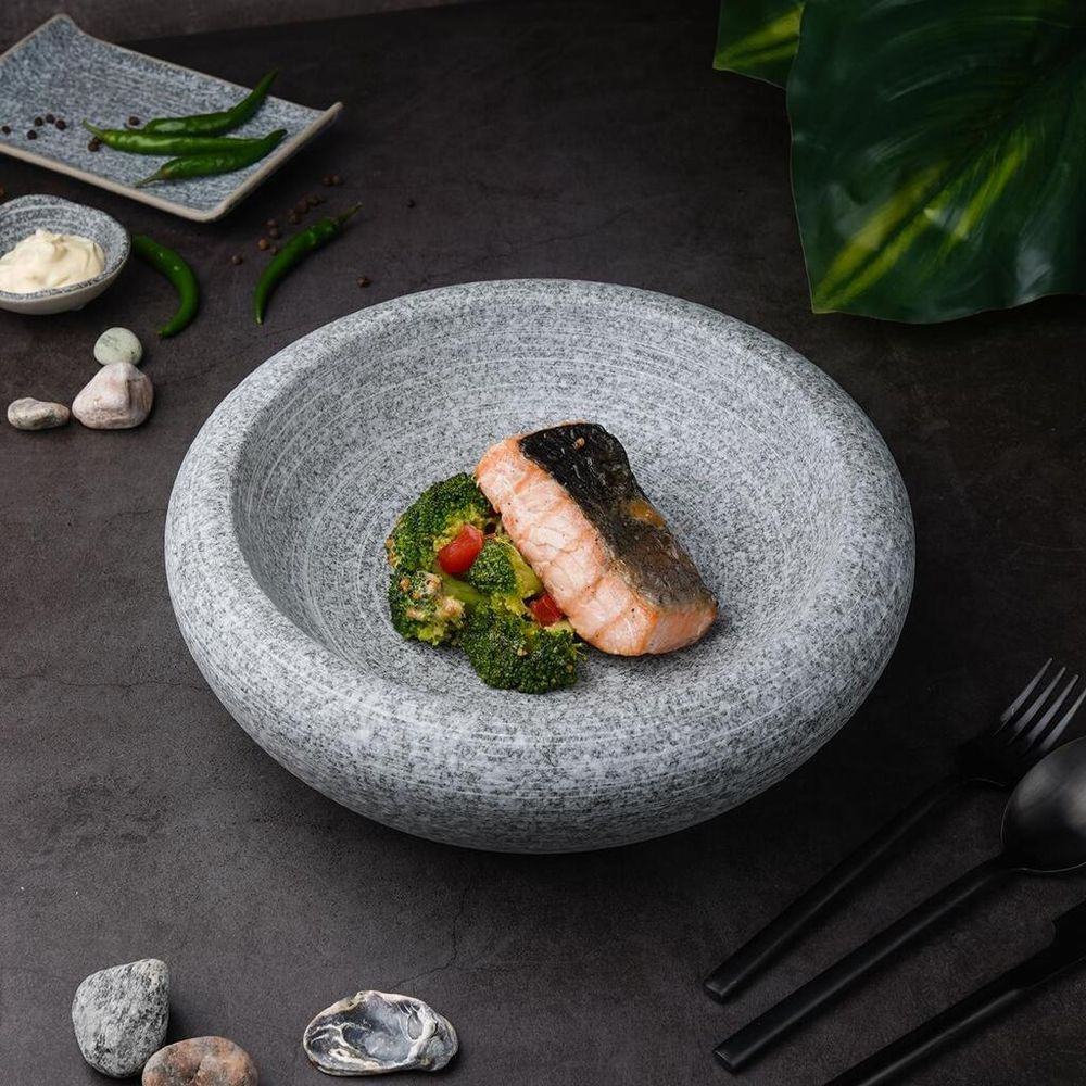 Салатник 1400 мл d 27,5 см h8 см Stone Untouched Taiga P.L. Proff Cuisine [1]