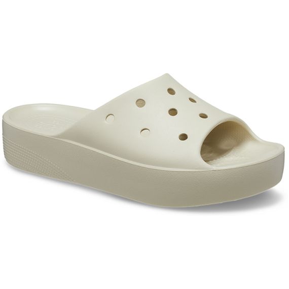 Crocs Classic Platform Slide 'Bone'