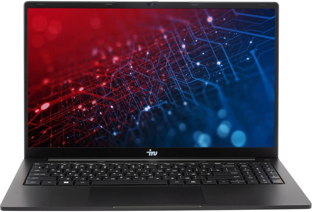 Ноутбук iRU Strato 15ALI, 15.6" (1920x1080) IPS/Intel Core i7-1255U/16 ГБ DDR4/512 ГБ SSD/Intel Iris Xe Graphics/Windows 11 Pro, Черный (2059127)