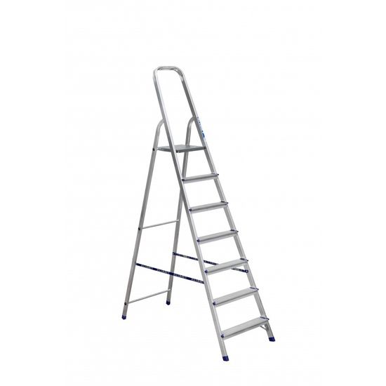 Лестница-стремянка "АЛЮМЕТ" 8-и ступенчатая алюминиевая (АМ708)