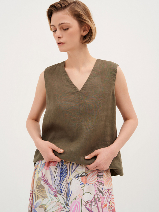 Блузка изо льна