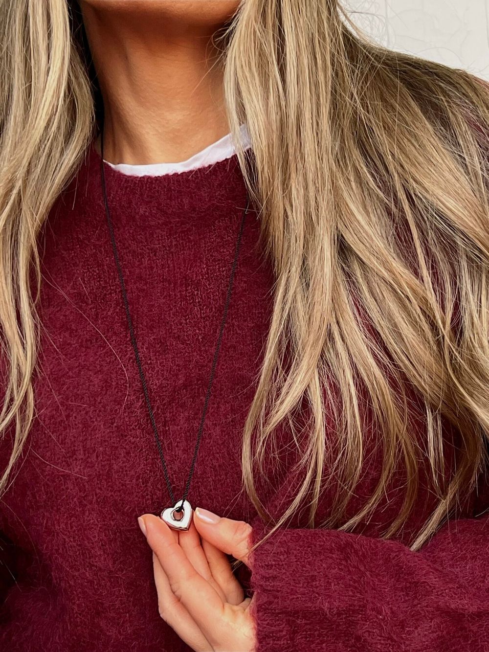 Подвеска Heart puffy