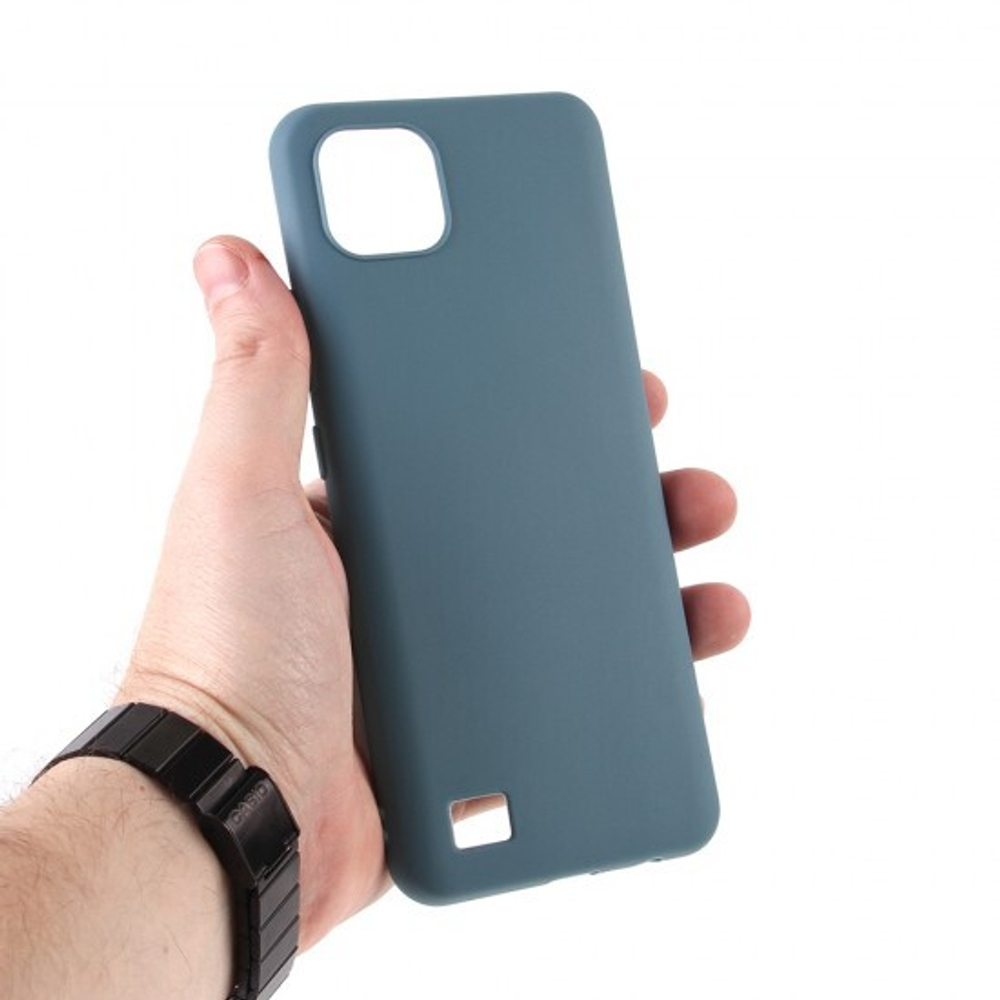 Чехол для Realme C20, ТПУ, 011010 Серый