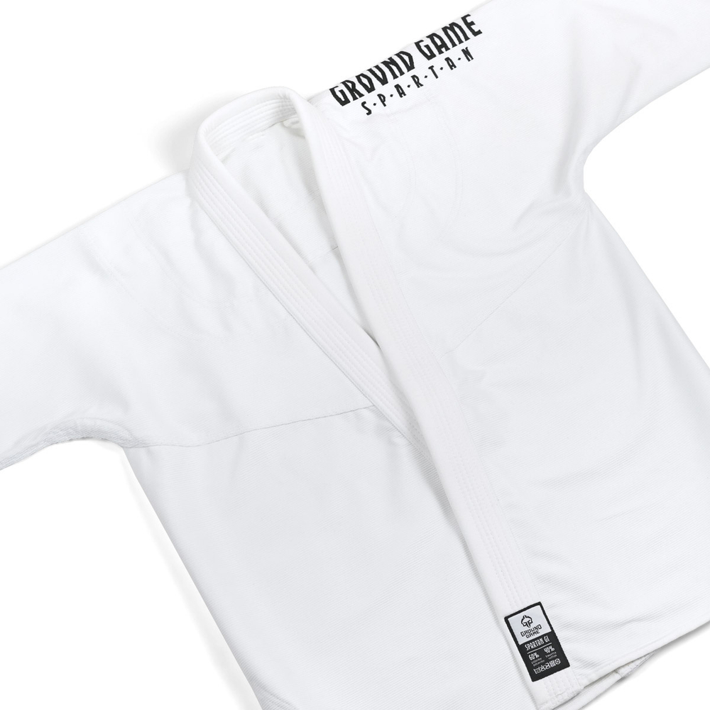 Детское Кимоно Ground Game SPARTAN белое