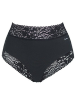 Трусики-слипы с высокой линией талии Soft lace (Размер: XL) (Цвет: телесный)