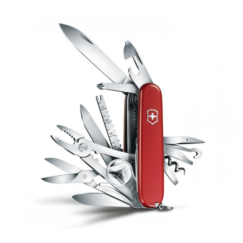 Нож Victorinox SwissChamp, 91 мм, 33 функции, красный