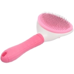 Пуходёрка самоочищающаяся для собак и кошек «ЛАПУСИКИ», цвет розовый, 20*11см (блистер)