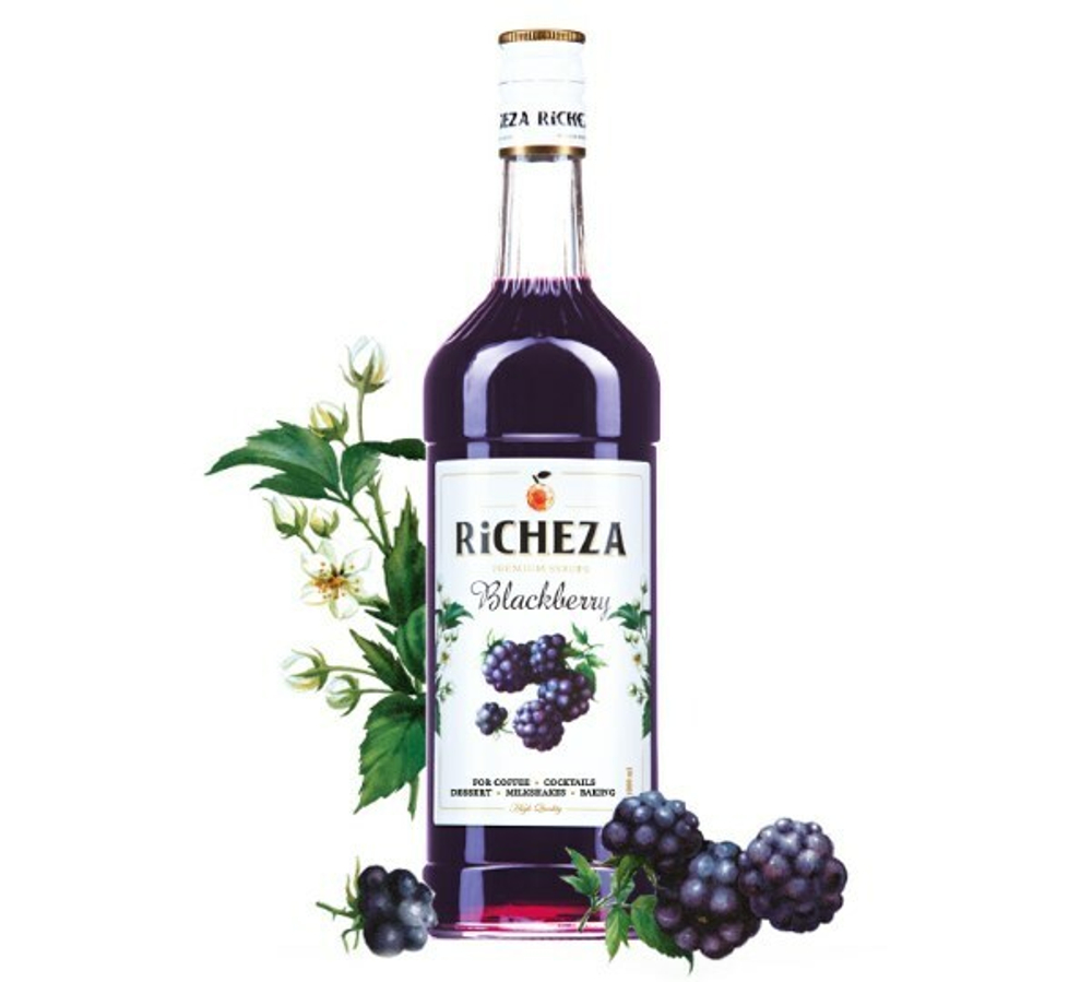 Сироп RiCHEZA Ежевика стекло (1л)