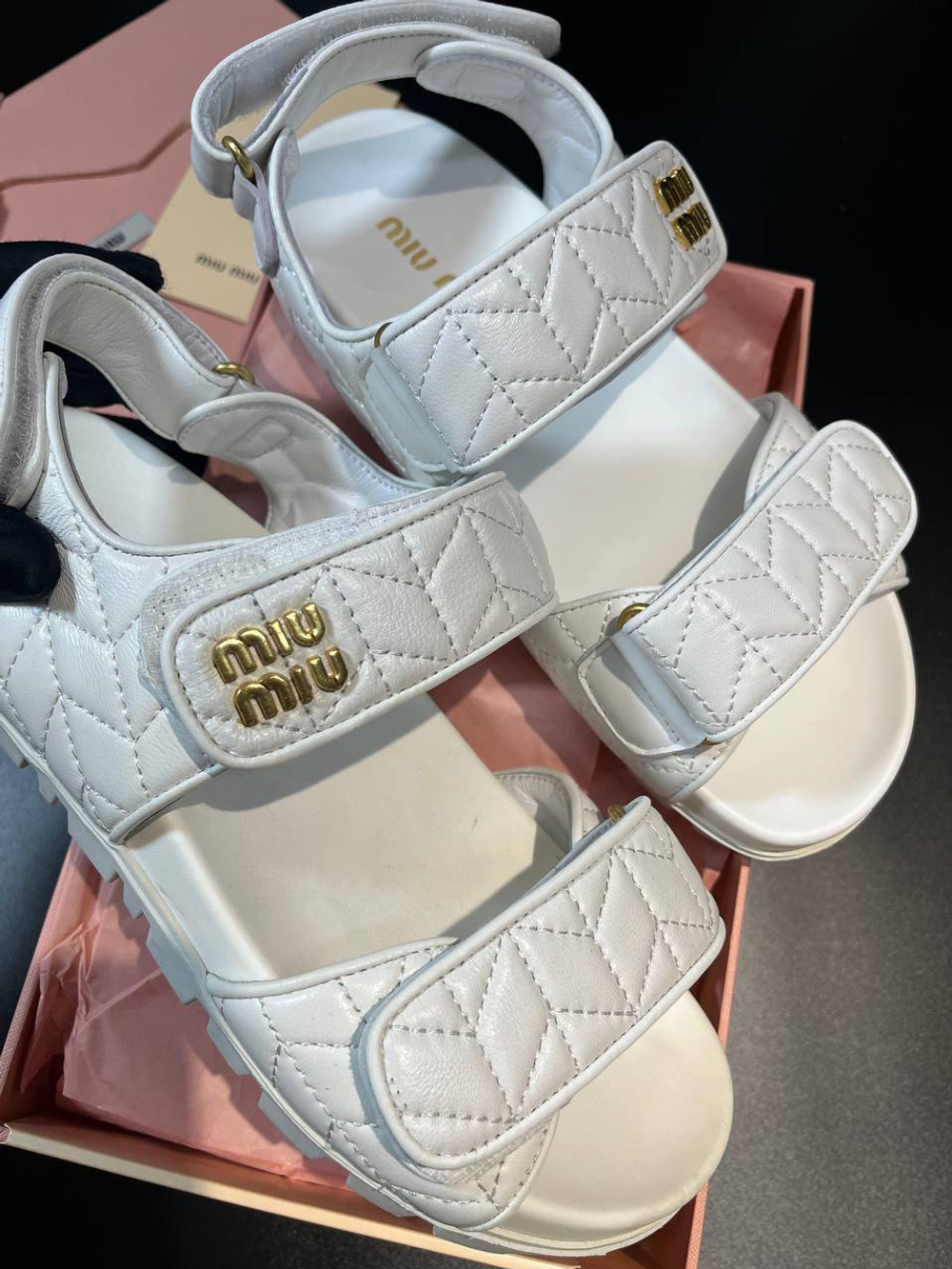 Сандалии MIU MIU