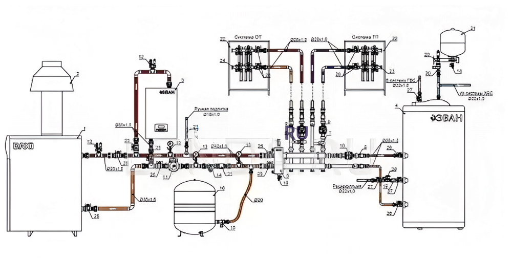 Котел газовый напольный Baxi SLIM 1.490 iN 7E (WSB43149347-)