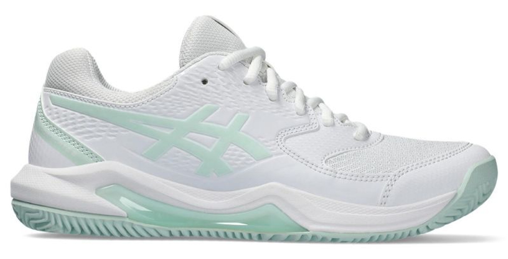 Женские Кроссовки теннисные Asics Gel-Dedicate 8 Clay - white/pale blue