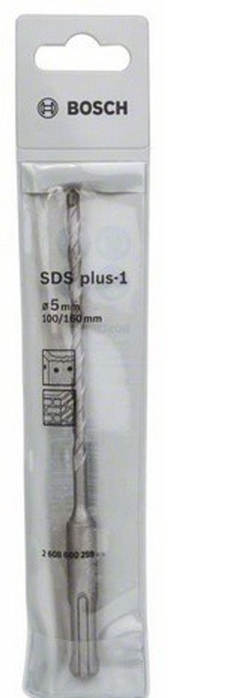 Сверло SDS-Plus BOSCH по бетону SDS plus-1, 5x100x160