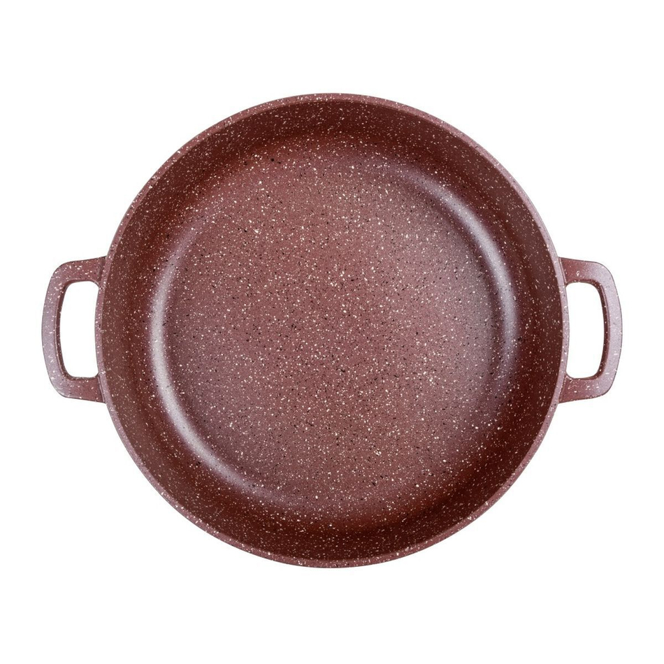 Жаровня алюминий, 3 л, антиприг, Горница, Шоколад, ж261аш
