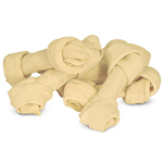 Косточки жевательные узловые белые, 10см (пакет 10шт.), серия DENTAL, Triol