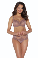 Бюстгальтер на косточках с боковыми поддержками (Размер: 65I) (Цвет: темно-синий)