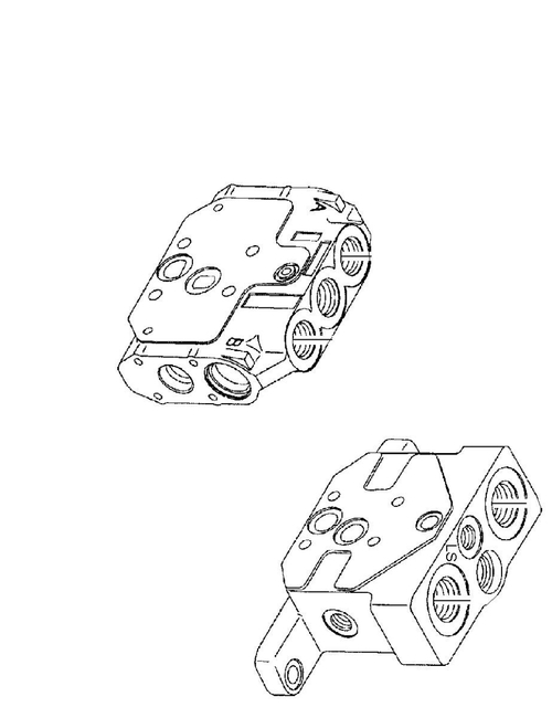 Секция гидрораспределителя JCB 25/222319