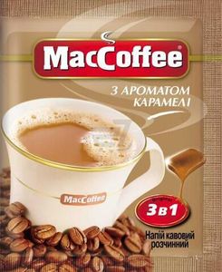 КОФЕ МАCCOFFEE КАРАМЕЛЬ 3В1 18ГР