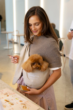 Сумка-слинг "Пони-Кенгурони" Льняная