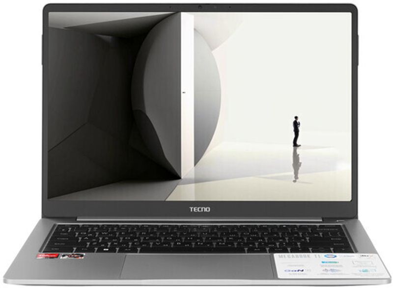 Ноутбук 14.1" TECNO AMD Ryzen 5 7430U 2.3 ГГц 16 ГБ LPDDR4x AMD Radeon Graphics Tecno Megabook T1
