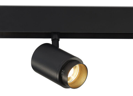 Светодиодный светильник Pratica для SPACE Track system 15Вт, D60xL116xH150 мм, 1288Лм, 15-60°, 3000К, диммируемый 0-10В, Ra>90, черный
