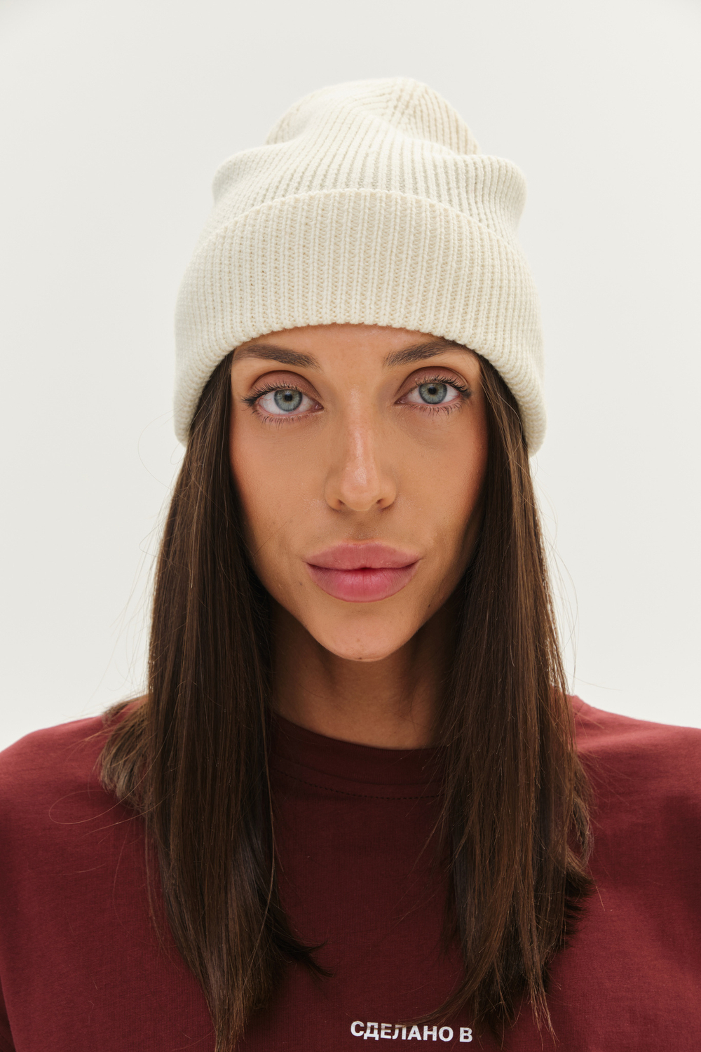Шапка SOFT BASE | Молочный